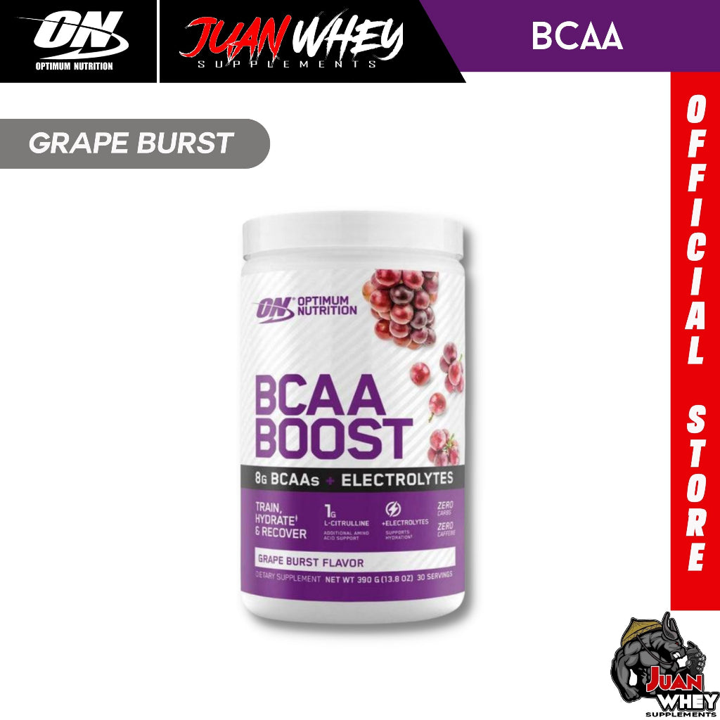 Optimum Nutrition (ON) BCAA Boost: BCAA Drink with L-Citrulline & Electrolytes Hydration Recovery