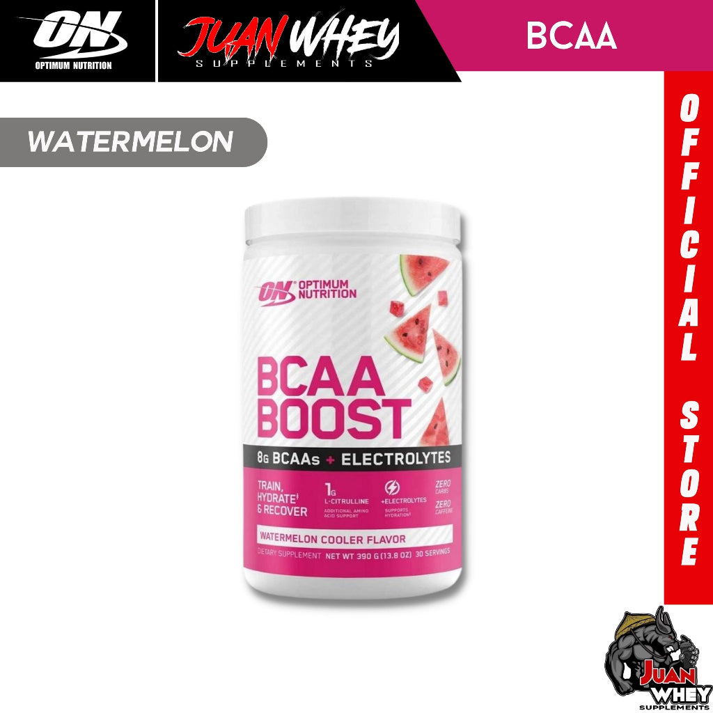 Optimum Nutrition (ON) BCAA Boost: BCAA Drink with L-Citrulline & Electrolytes Hydration Recovery