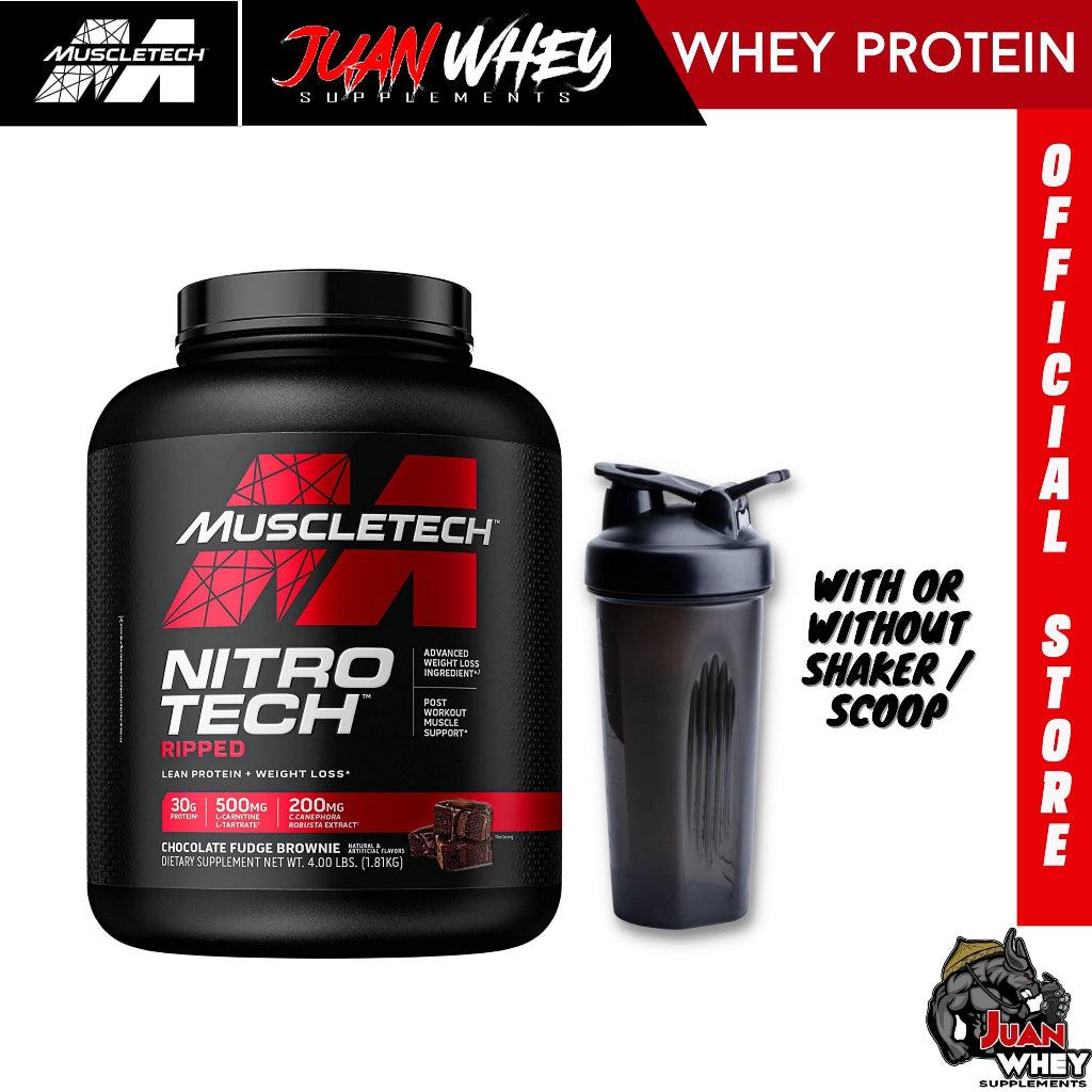 Muscletech Nitrotech Ripped Lean protein + Weight loss 4LBS