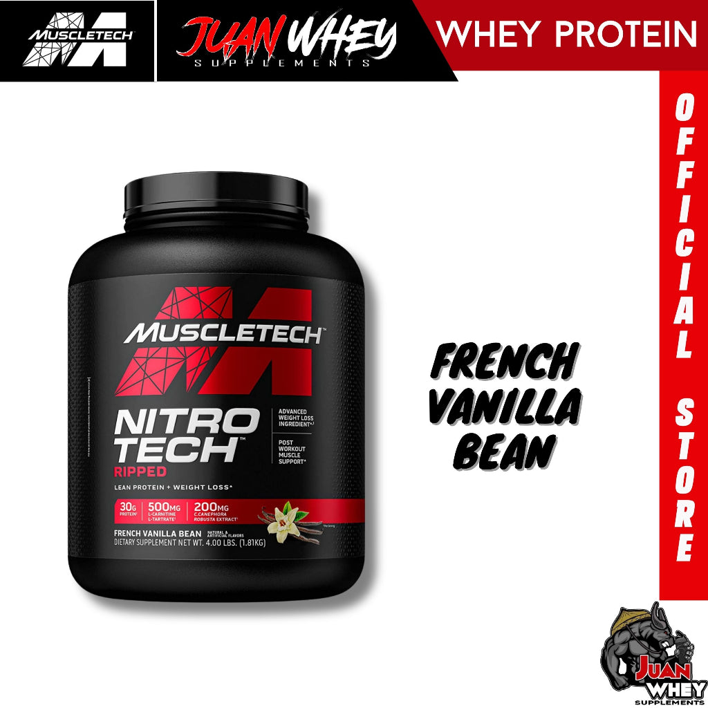 Muscletech Nitrotech Ripped Lean protein + Weight loss 4LBS