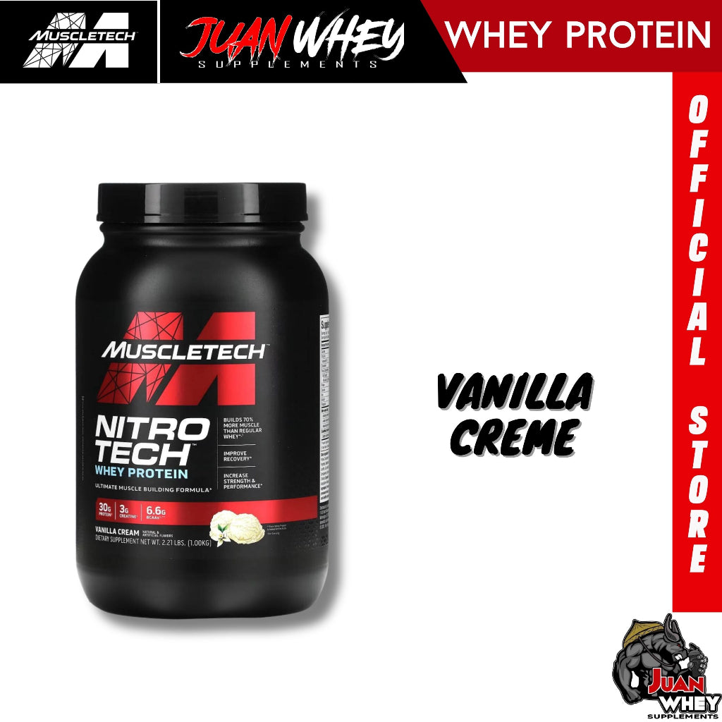 Muscletech Nitrotech Whey Protein 2LBS - Muscle Building Formula