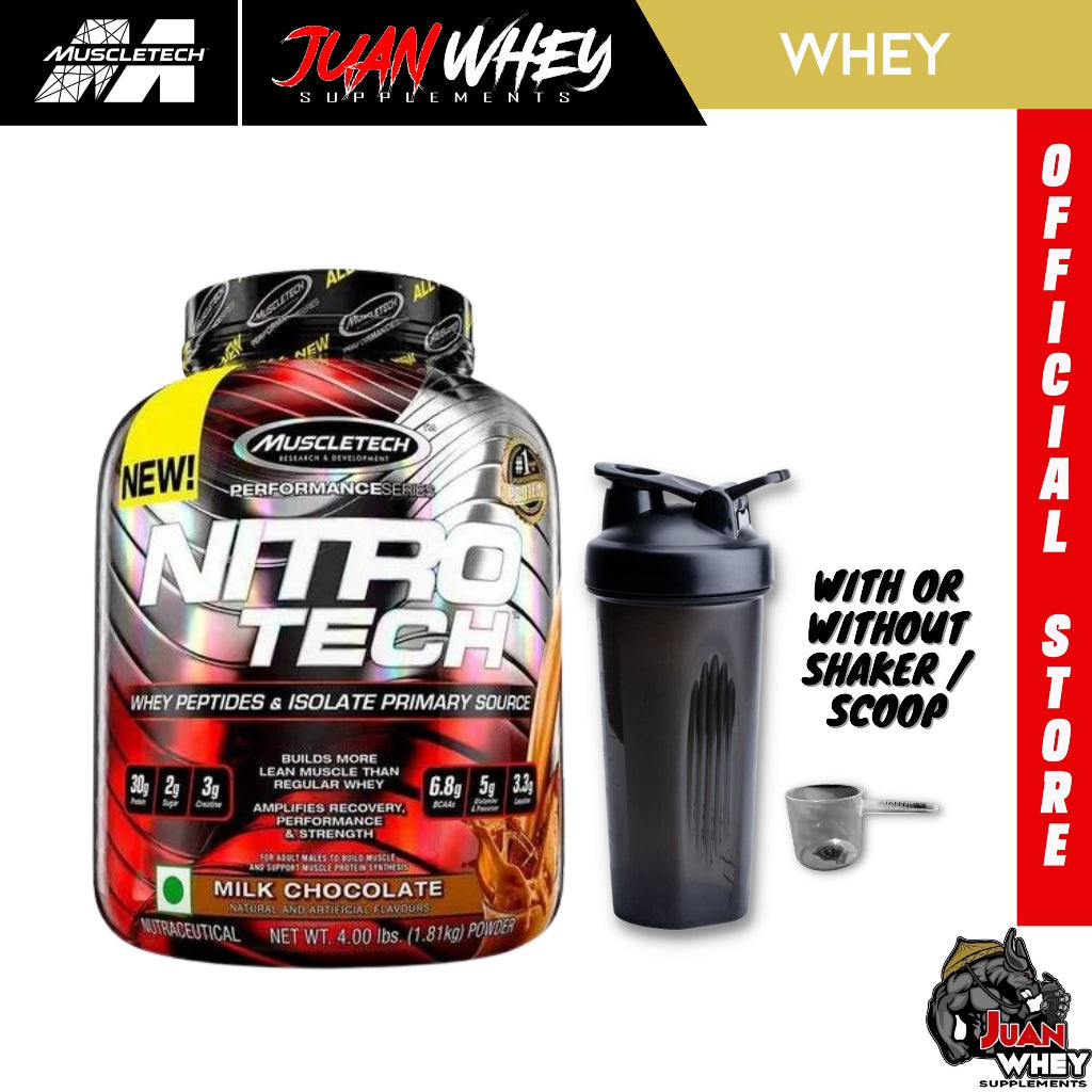 Muscletech Nitrotech Whey Protein Powder (1LB/2LBS)
