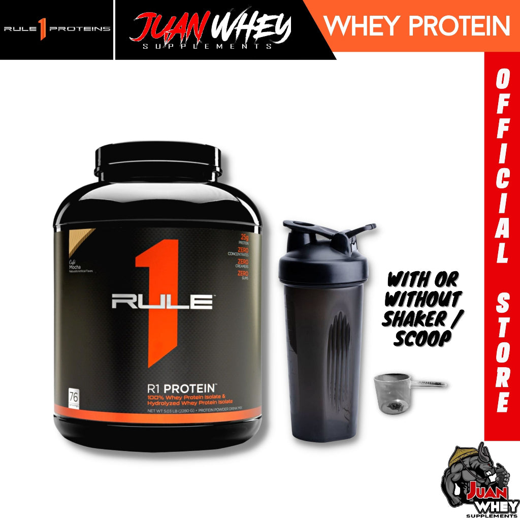 Rule 1 Whey Isolate and Hydrolysate Protein Powder (1LB/2LBS)
