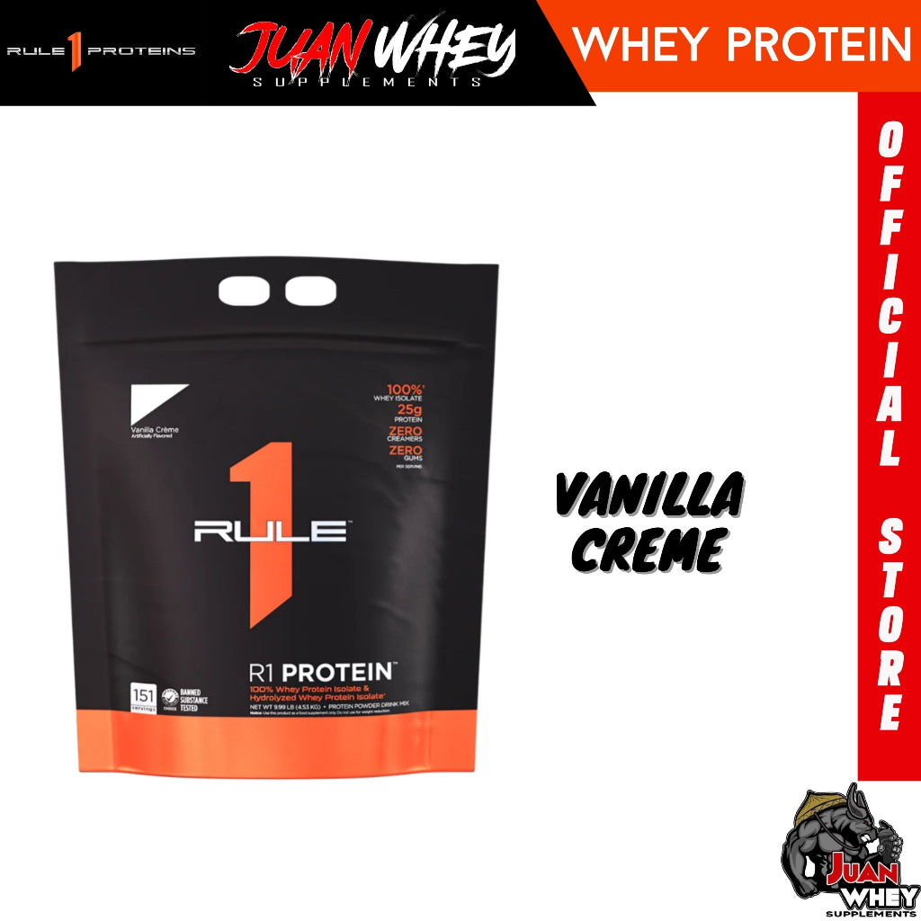 Rule 1 R1 Whey ISOLATE Protein 10LBS - Fast-Acting Pure Hydrolysate Powder Muscle Growth