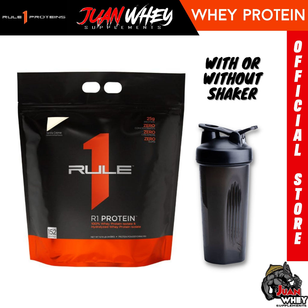 Rule 1 R1 Whey ISOLATE Protein 10LBS - Fast-Acting Pure Hydrolysate Powder Muscle Growth