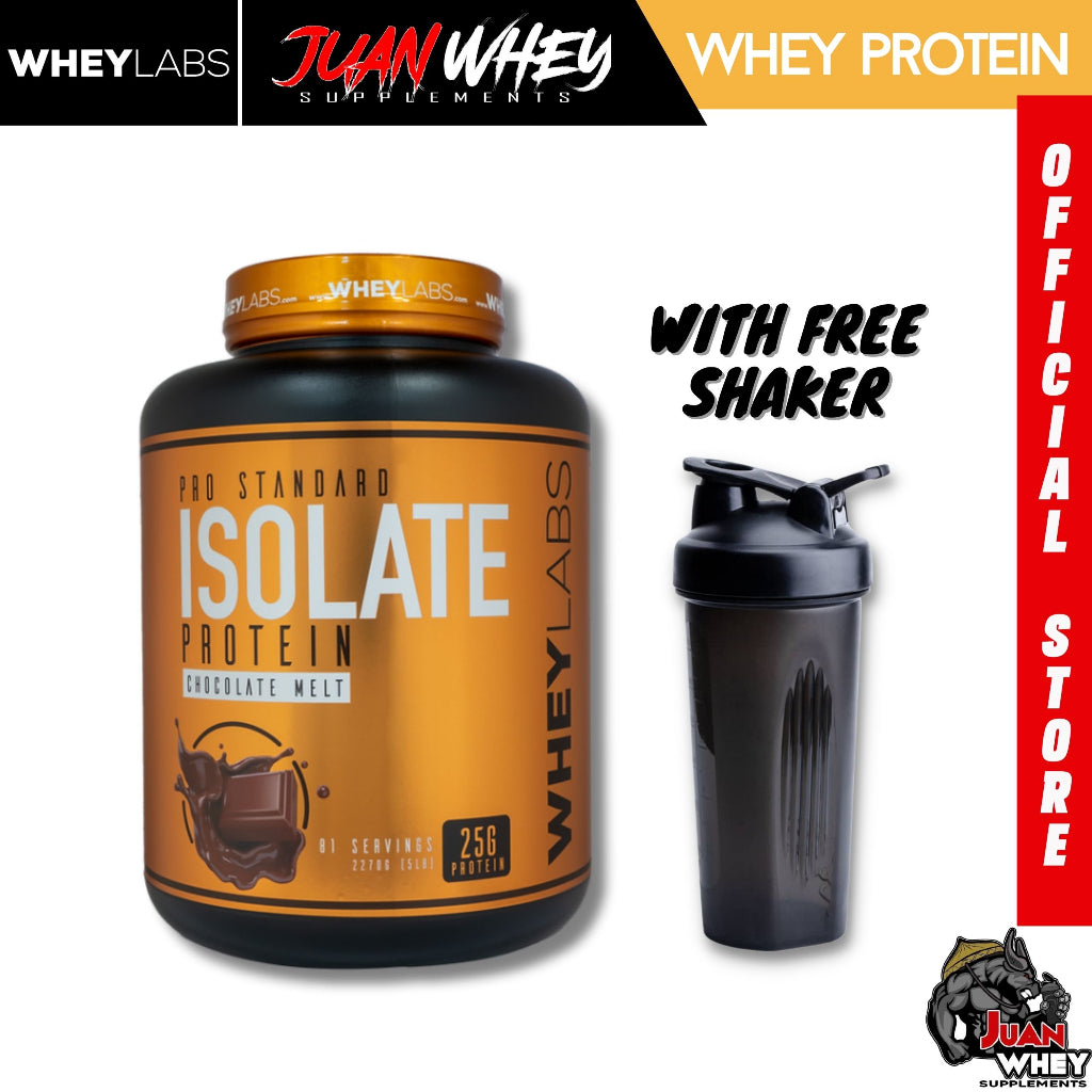 WHEYLABS PRO STANDARD ISOLATE 5LBS with FREEBIES - Wheylabs