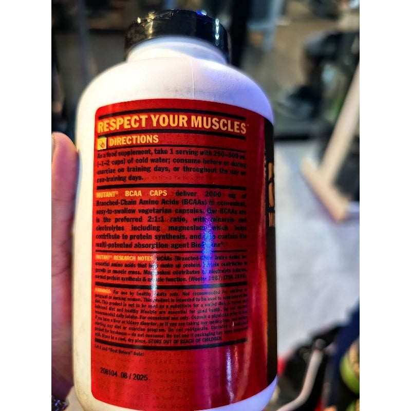 Mutant BCAA Capsules - 400 Caps