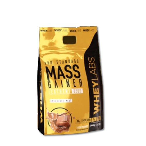 WHEYLABS PRO STANDARD MASS GAINER EXTREME 2200 12LBS with FREE Shaker