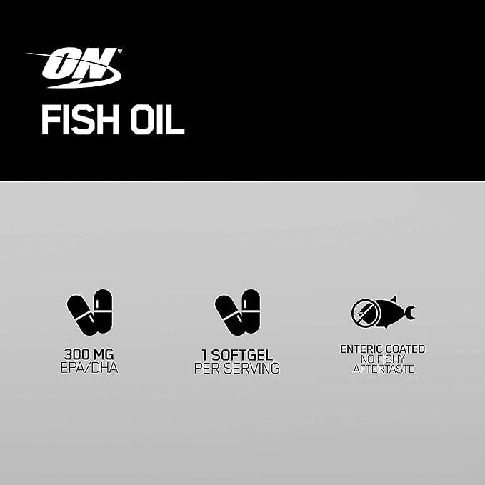 Optimum Nutrition Fish Oil 100 & 200 SoftGels