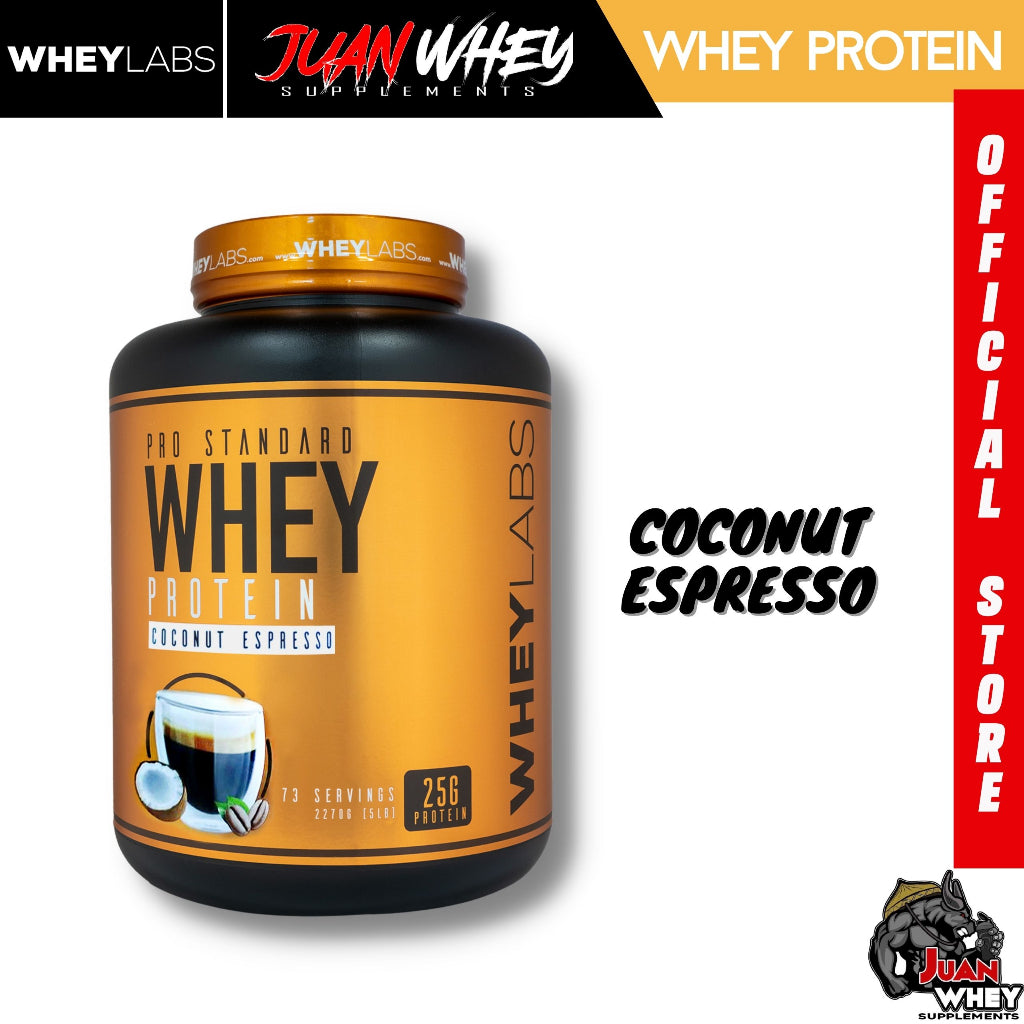 WHEYLABS WHEY PROTEIN POWDER 5LBS PRO STANDARD - Muscle Recovery Gluten-Free with FREE SANDO!===