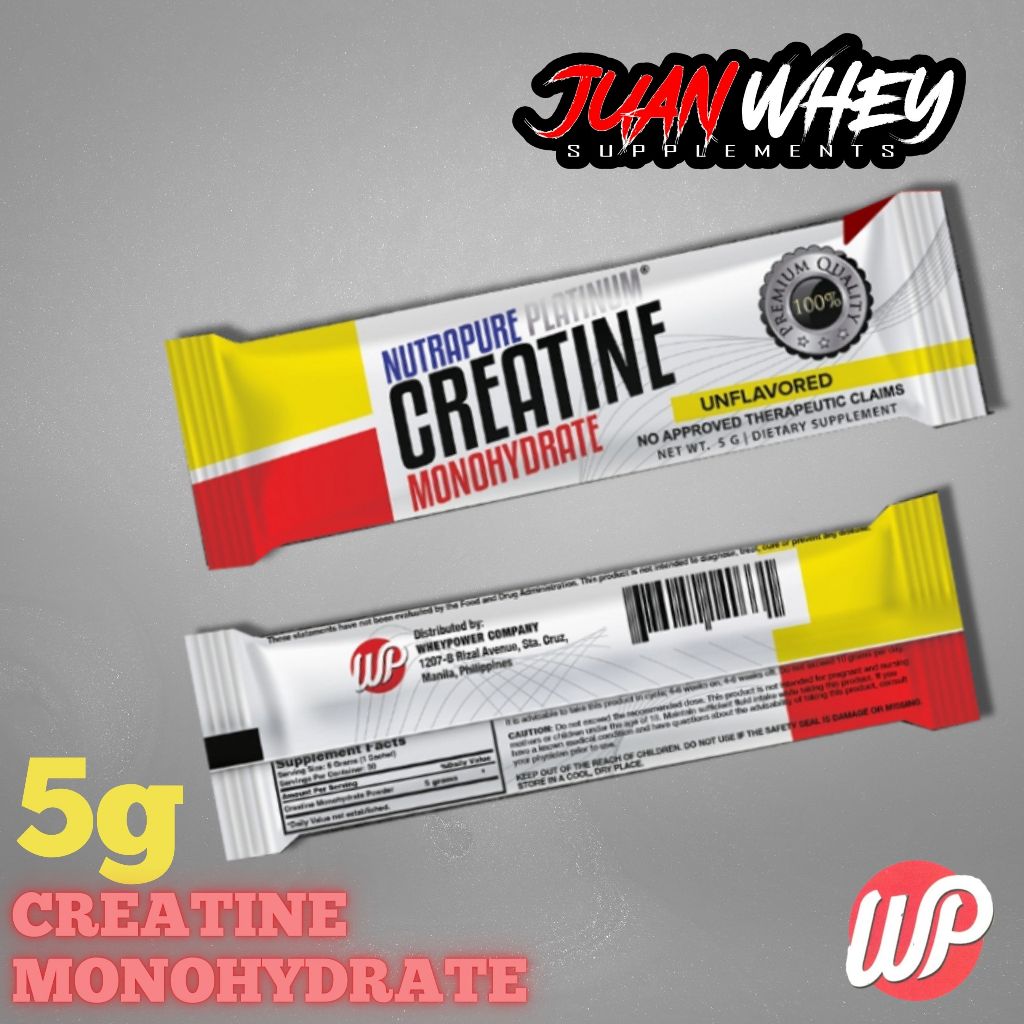 Nutrapure Platinum Creatine Monohydrate 1, 2, 5 Sachets