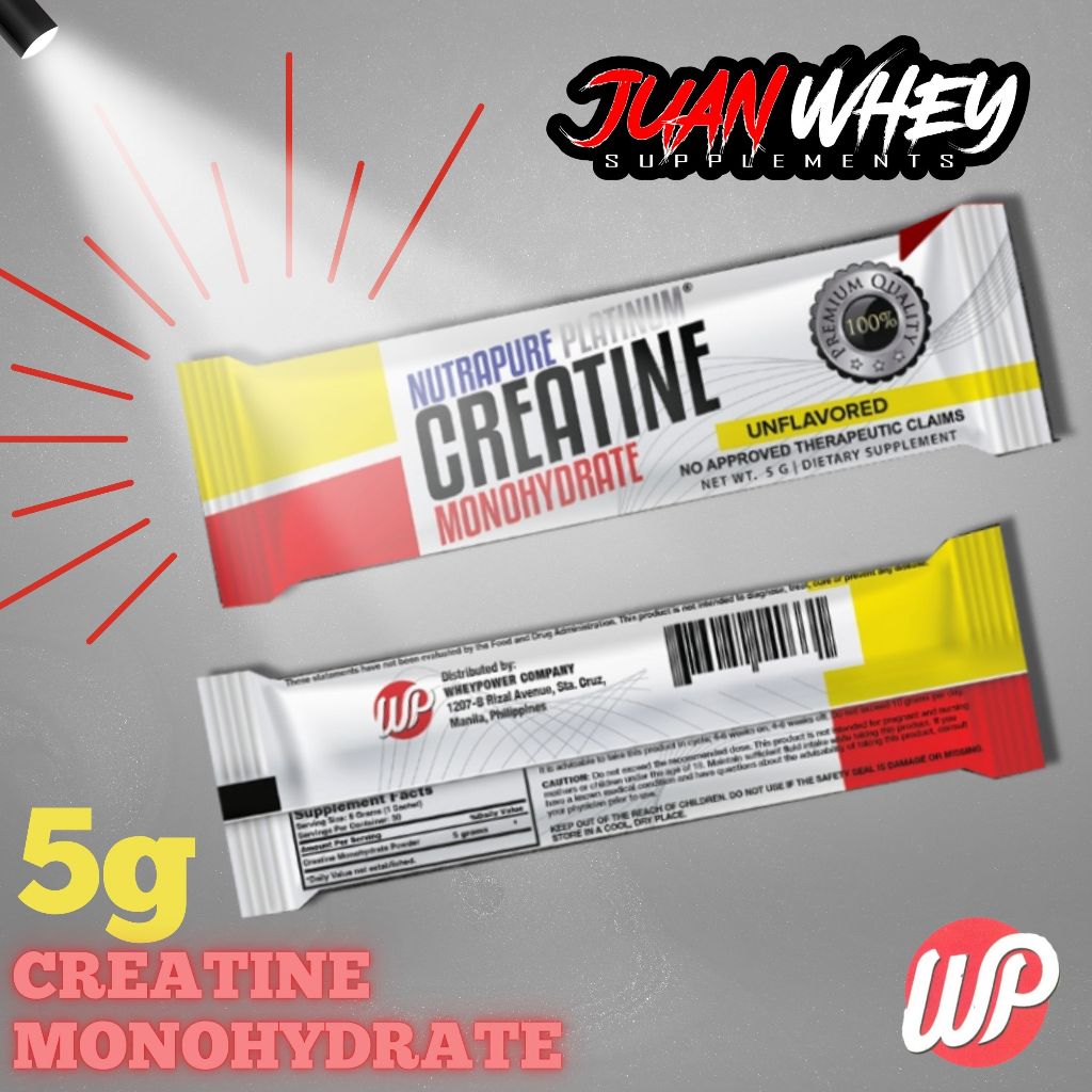 Nutrapure Platinum Creatine Monohydrate 1, 2, 5 Sachets