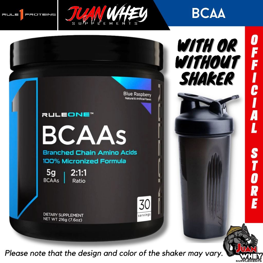 Rule 1 BCAAs branched chain Amino Acids 100% micronized - 30/60 servings
