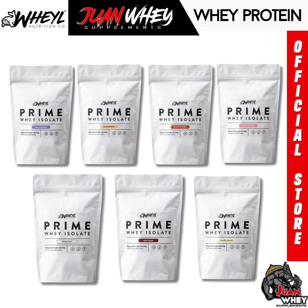 PRIME WHEY ISOLATE 1LB - 15 Servings with Stickers and Scooper [by WHEYL NUTRITION]
