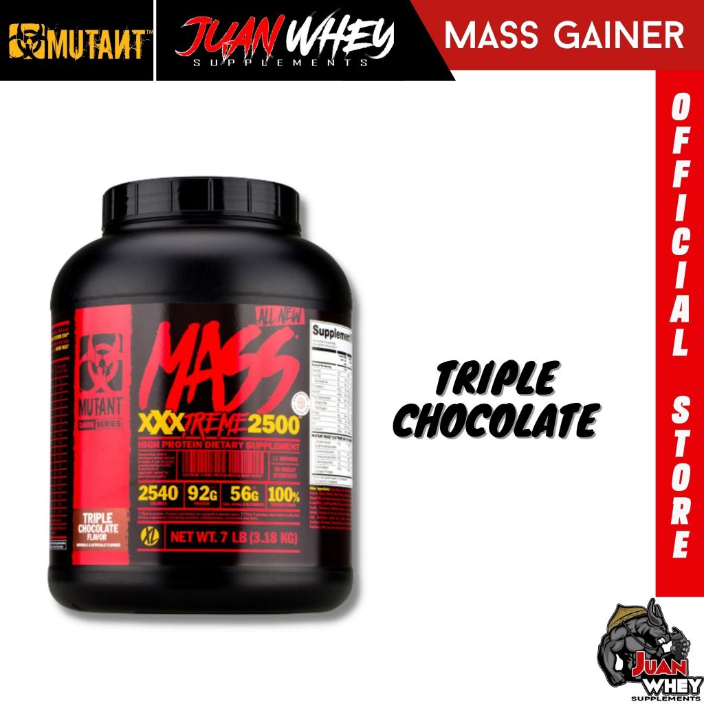 Mutant Mass XXXTreme 2500 - 1LB / 2LBS  Mass Gainer