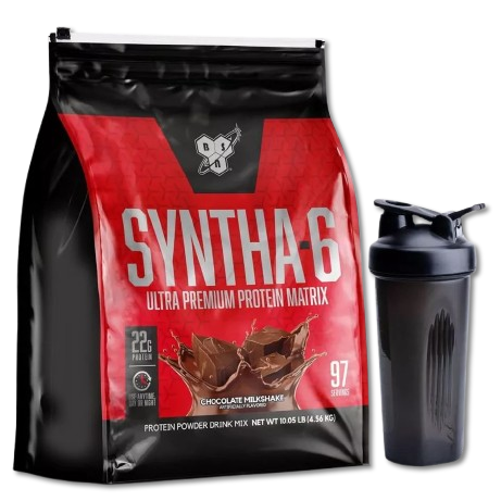 BSN Syntha-6 Whey Protein Powder 10LBS FREE SHAKER