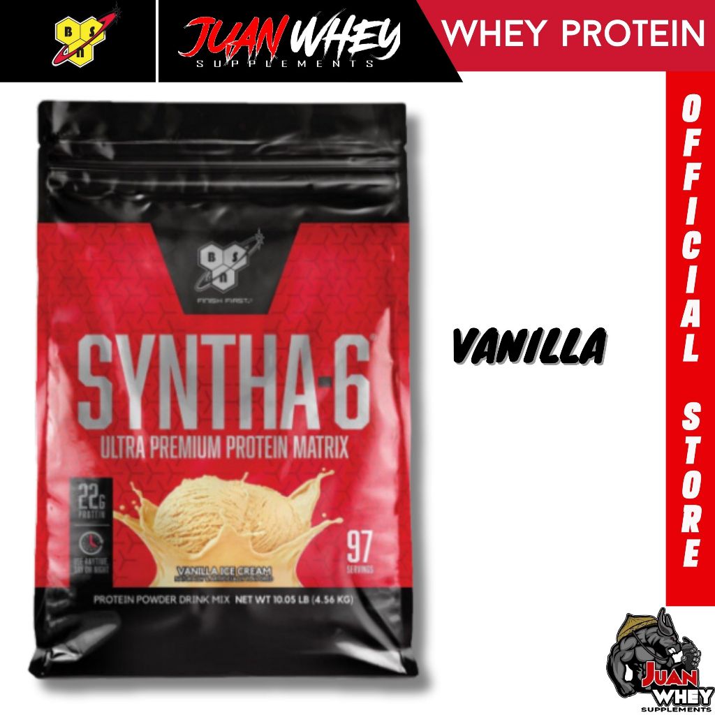 BSN Syntha-6 Whey Protein Powder 10LBS with or without Shaker
