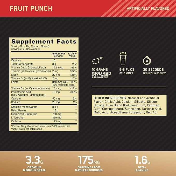 ON Gold Standard Pre-workout