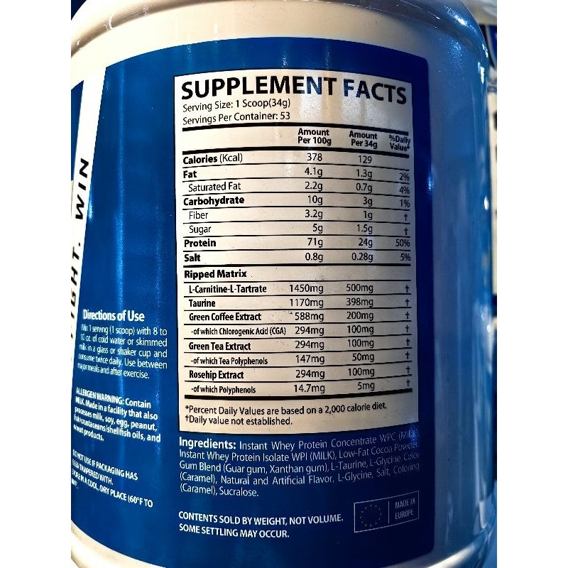 MuscleRulz Whey Rulz Ripped 4LBS