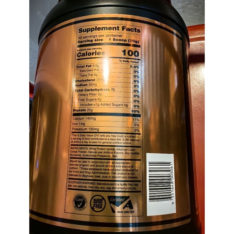 WHEYLABS PRO STANDARD ISOLATE 2LBS