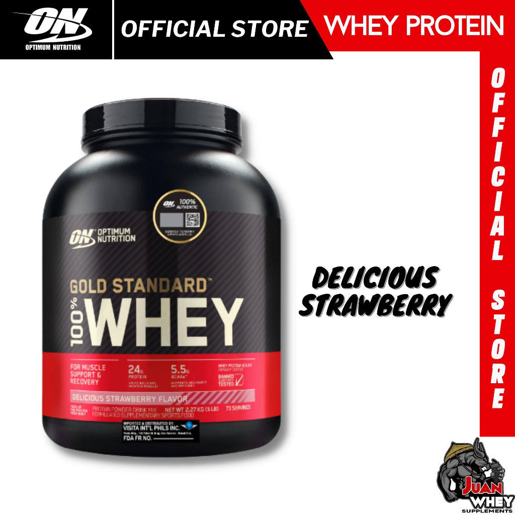 OPTIMUM NUTRITION GOLD STANDARD 100% WHEY | 2LBS OR 5LBS PROTEIN POWDER