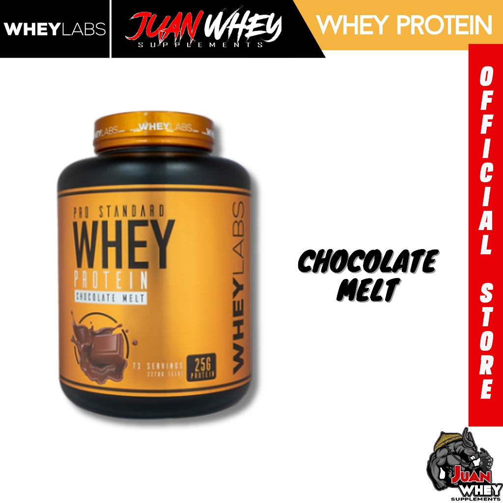 WHEYLABS WHEY PROTEIN POWDER 5LBS PRO STANDARD - Muscle Recovery Gluten-Free with FREE SANDO!===