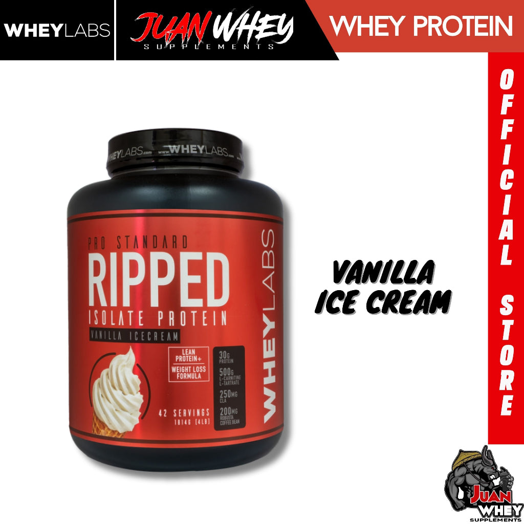 WHEYLABS PRO STANDARD RIPPED ISOLATE PROTEIN 4LBS with or without SHAKER - WheyLabs
