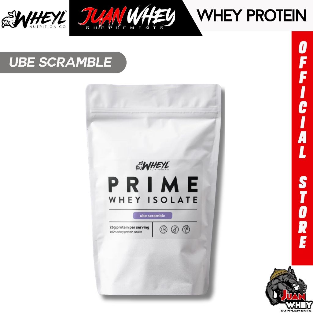 PRIME WHEY ISOLATE 1LB - 15 Servings with Stickers and Scooper [by WHEYL NUTRITION]