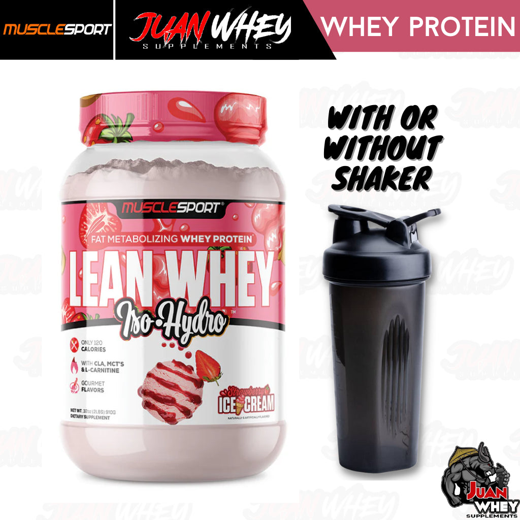 Musclesport Lean Whey Isolate | Iso hydro - Fat Metabolizing Whey Protein 2LBS