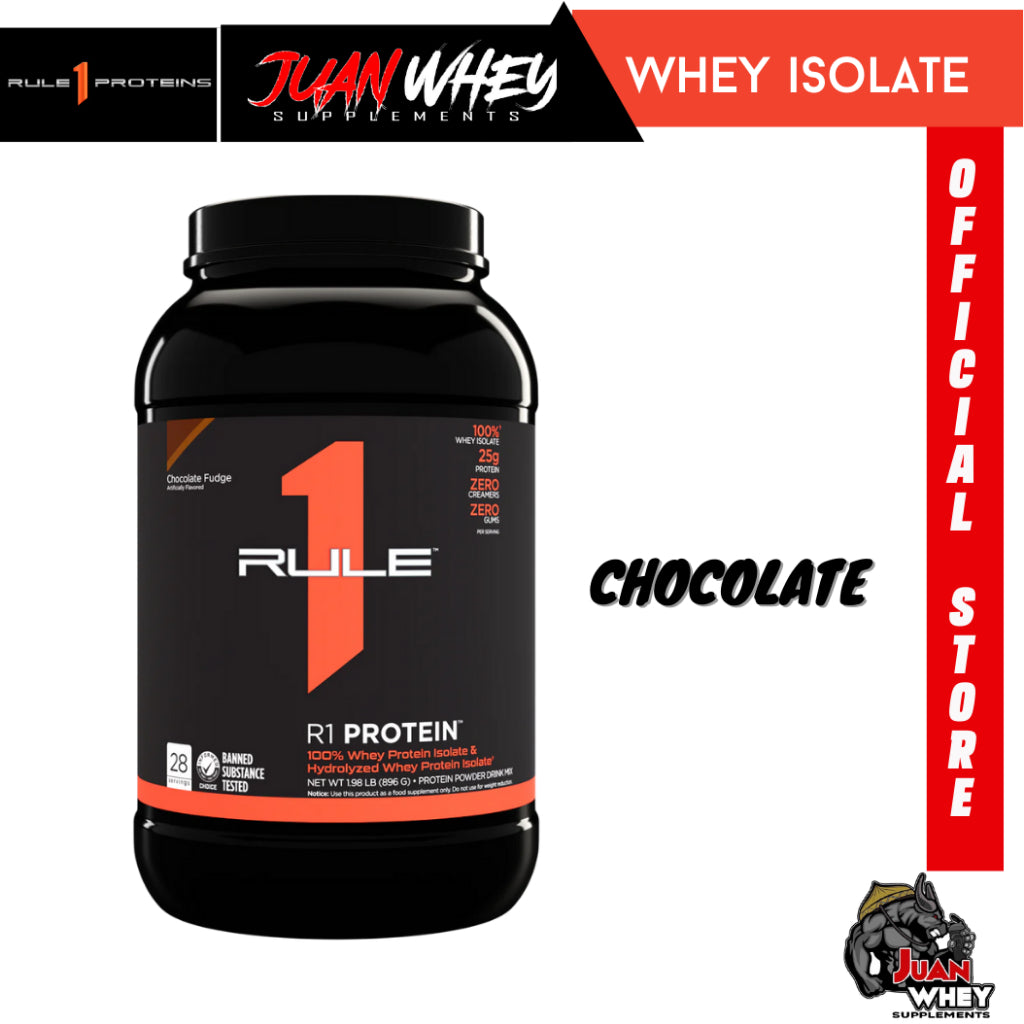 Rule 1 R1 Whey ISOLATE Protein 2LBS - Fast-Acting Pure Hydrolysate Powder Muscle Growth Supplement