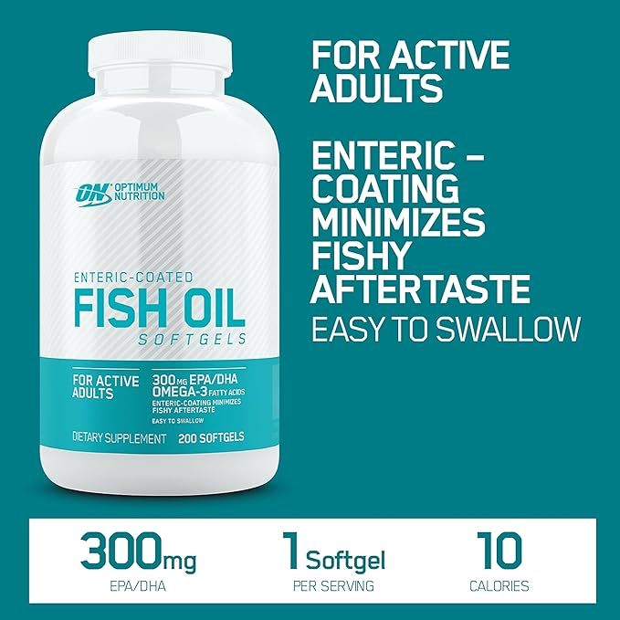 Optimum Nutrition Fish Oil 100 & 200 SoftGels