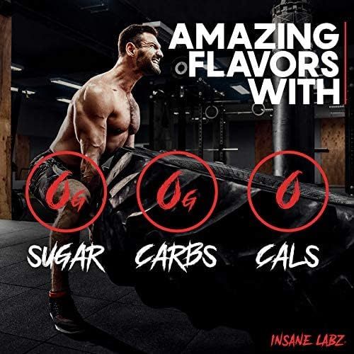 Insane Labz Psychotic Infused Pre-Workout Powerhouse (Black) 35servings