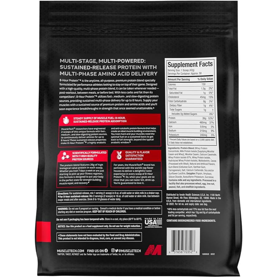 Muscletech Platinum 8-Hour Protein 4.6LBS