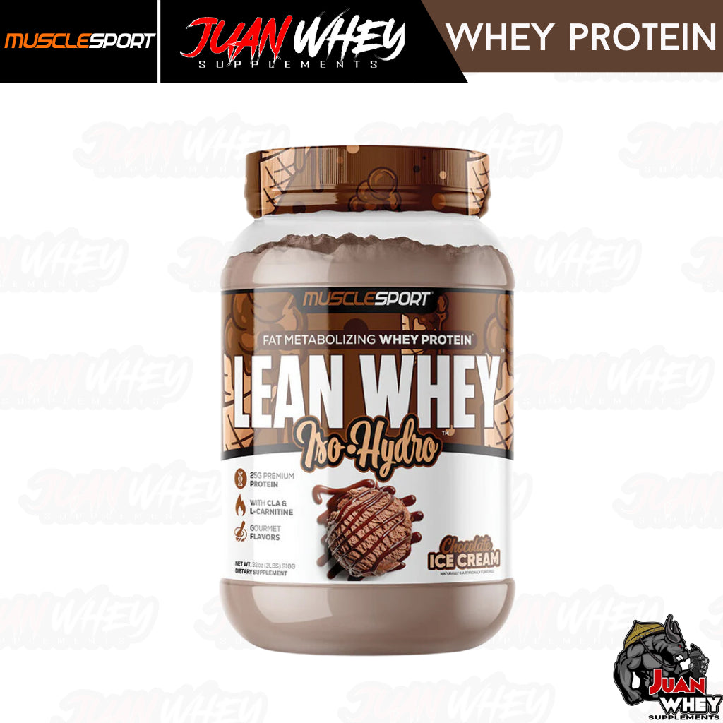 Musclesport Lean Whey Isolate | Iso hydro - Fat Metabolizing Whey Protein 2LBS