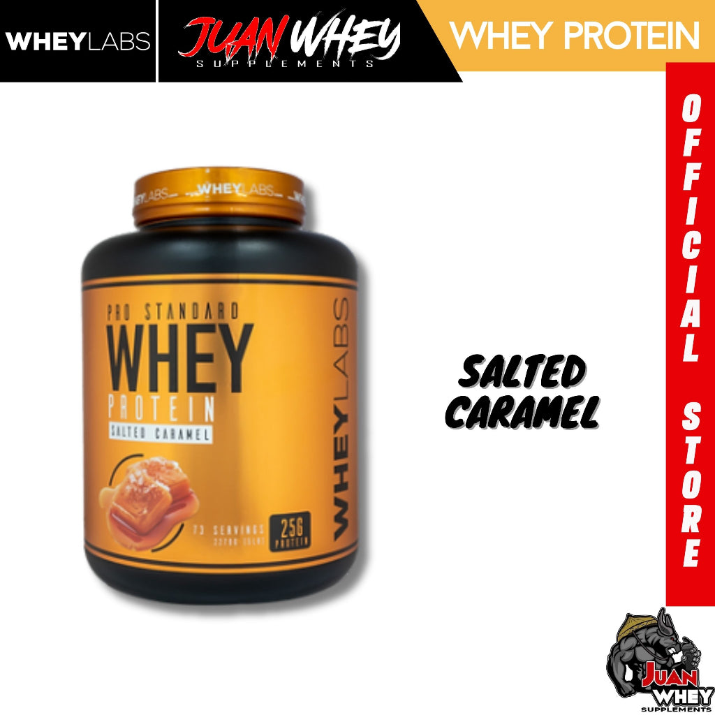 WHEYLABS WHEY PROTEIN POWDER 5LBS PRO STANDARD - Muscle Recovery Gluten-Free with FREE SANDO!===