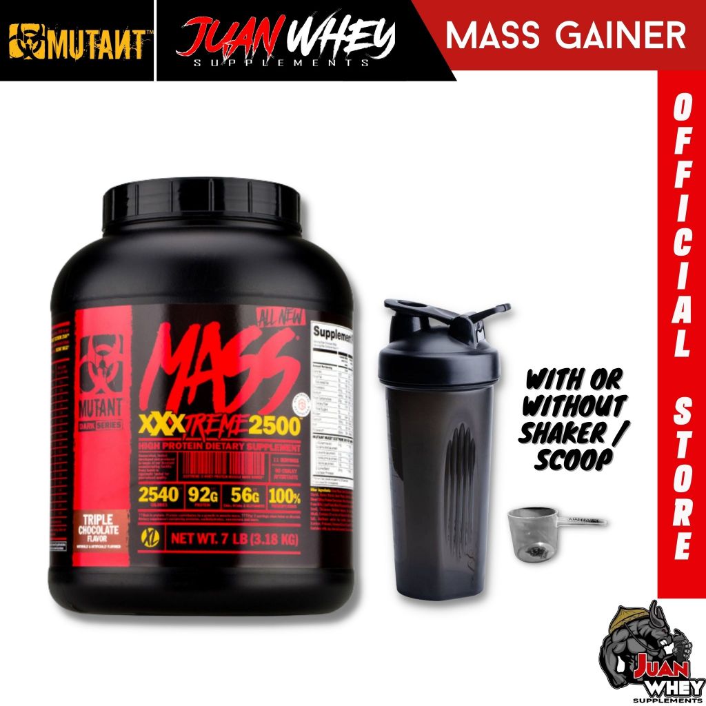 Mutant Mass XXXTreme 2500 - 1LB / 2LBS  Mass Gainer