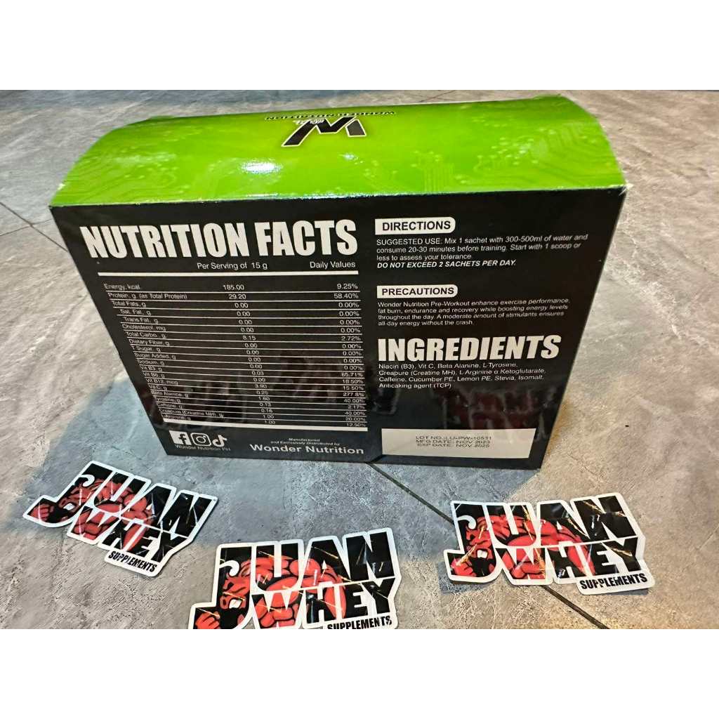 Wonder Nutrition Pre Workout 30 Servings