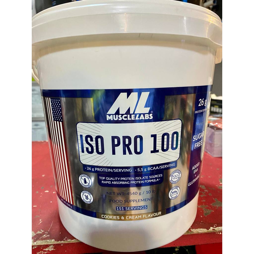 MUSCLE LABS ISO PRO 10LBS (151 Servings)