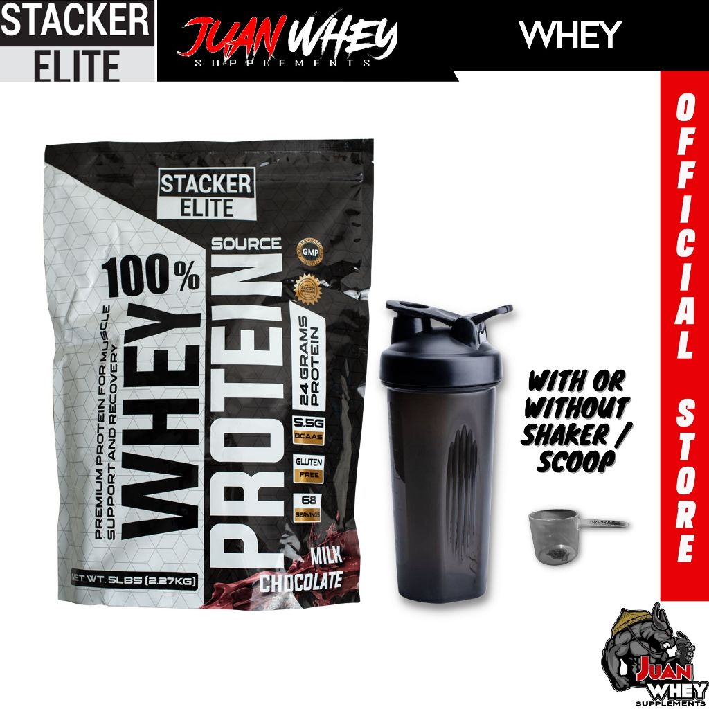 STACKER ELITE WHEY PROTEIN - AVAILABLE IN 1LB | 2LBS POWDER