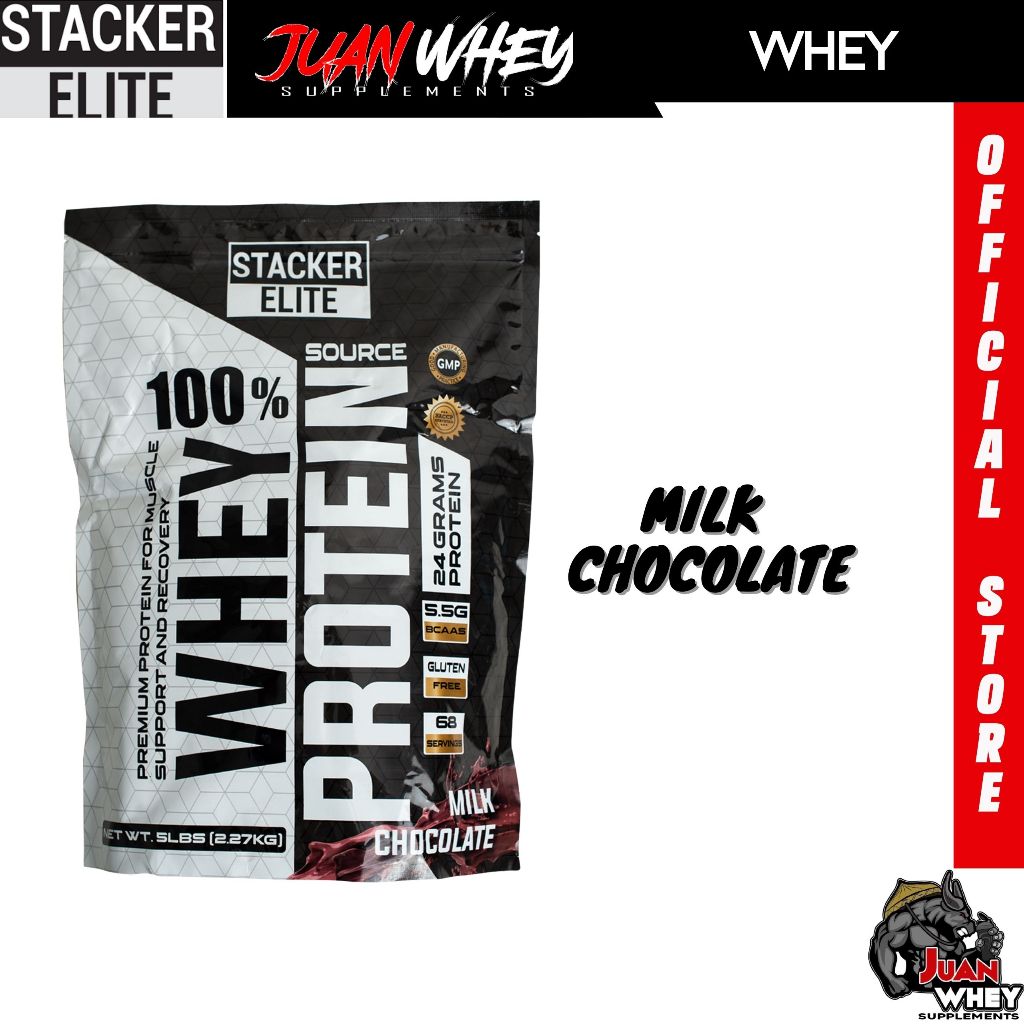 STACKER ELITE WHEY PROTEIN - AVAILABLE IN 1LB | 2LBS POWDER