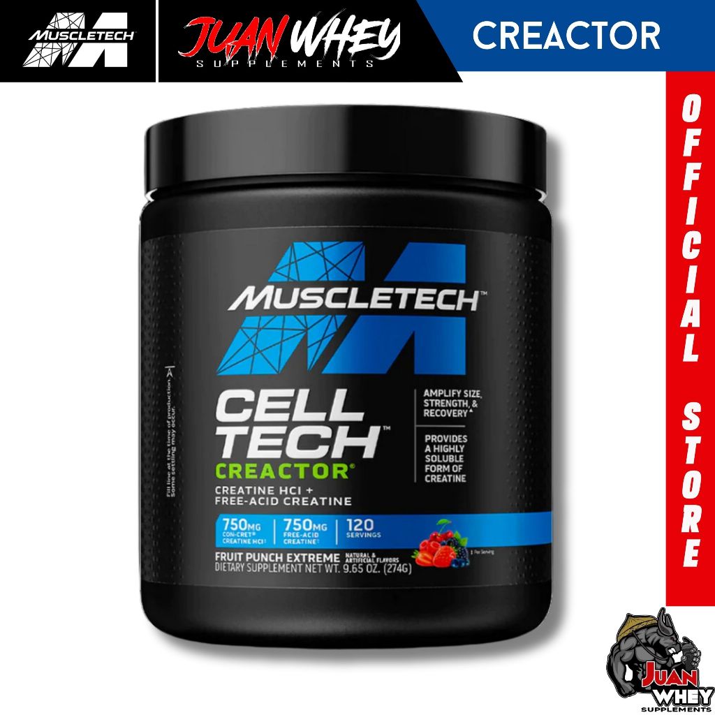 Muscletech Cell Tech Creactor Creatine HCI Free-acid creatine