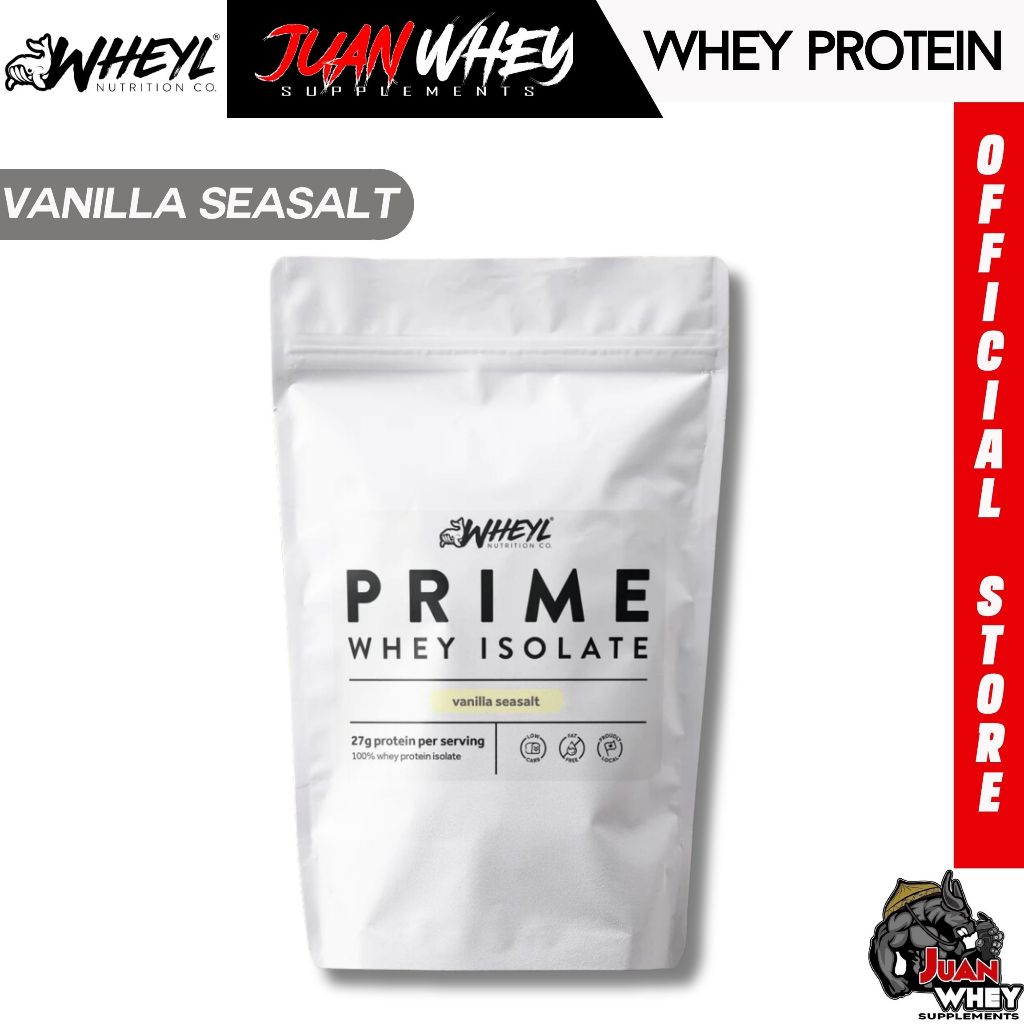 PRIME WHEY ISOLATE 1LB - 15 Servings with Stickers and Scooper [by WHEYL NUTRITION]