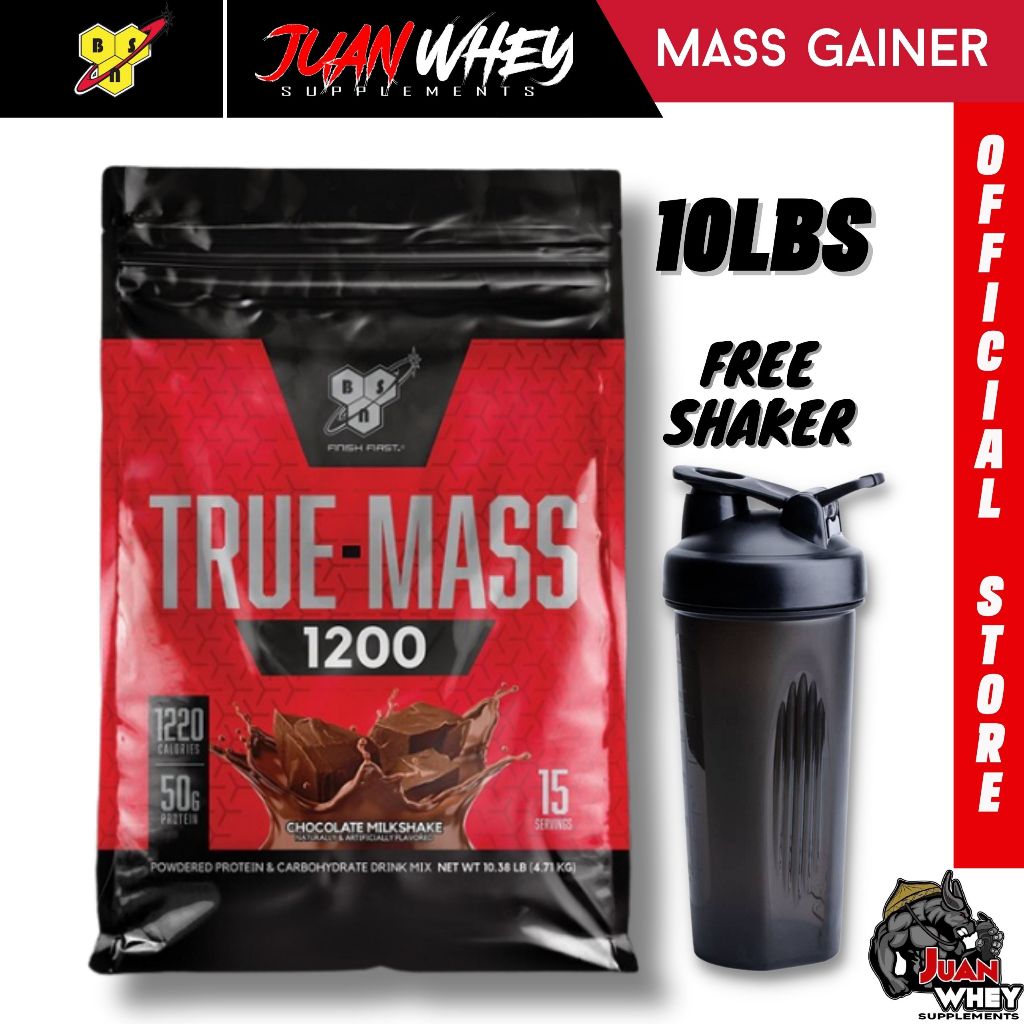 BSN TRUE MASS WEIGHT GAINER 10LBS with or without Shaker