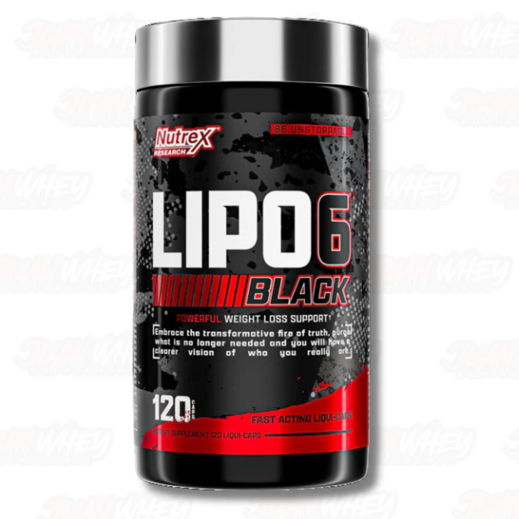 Nutrex Research Lipo 6 Black - Fat Burner 120 Capsules