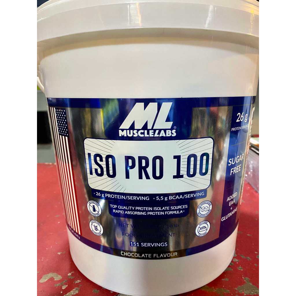 MUSCLE LABS ISO PRO 10LBS (151 Servings)