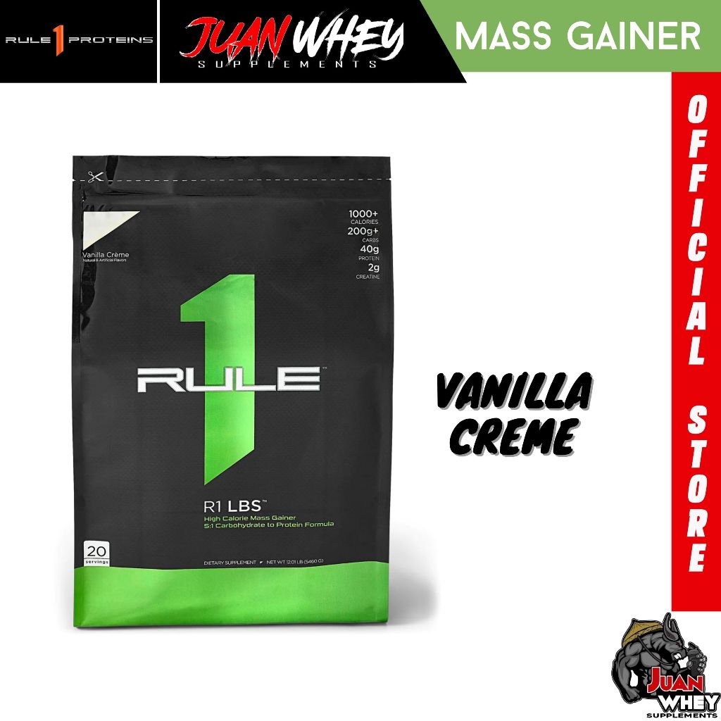 RULE 1 LBS MASS GAINER  High-Calorie Weight Gainer 12Lbs