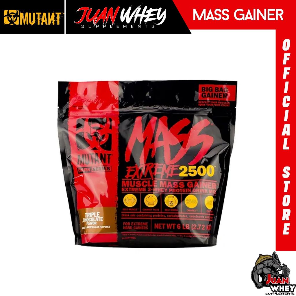 Mutant Mass Extreme 2500 6LBS Extreme 3 Whey Protein