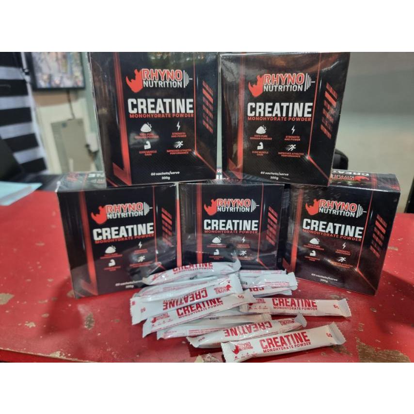 Rhyno Nutrition Creatine Powder  5 | 10 | 15 Sachets