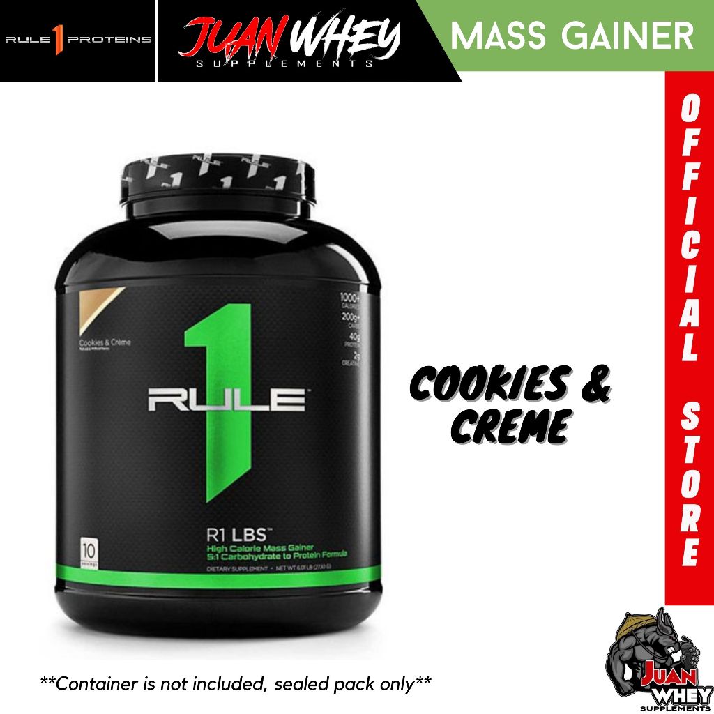 RULE 1 LBS MASS GAINER (1LB OR 2LBS) for WEIGHT GAIN