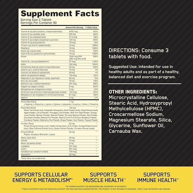 ON OPTI-MEN Multivitamins  150/240 Tabs